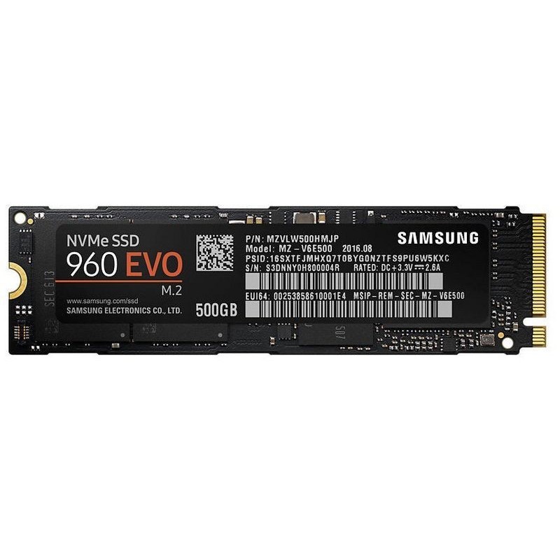 Samsung SSD 960 EVO M.2 NVMe 500 GB
