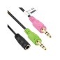 Hama Adaptateur audio Fiche 3,5 mm, femelle - Fiche 3,5 mm, mâle Hama Adaptateur audio Fiche 3,5 mm, femelle - Fiche 3,5 mm, mâle