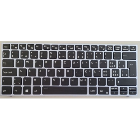 Hinterbeleuchtete-Tastatur QWERTZ CH für NV41MZ