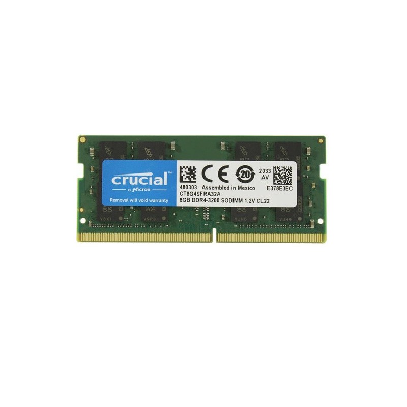 Memoria 8 GB Crucial SO-DIMM DDR4 3200 MHz CL22