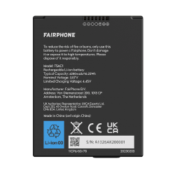 Batterie Fairphone 5