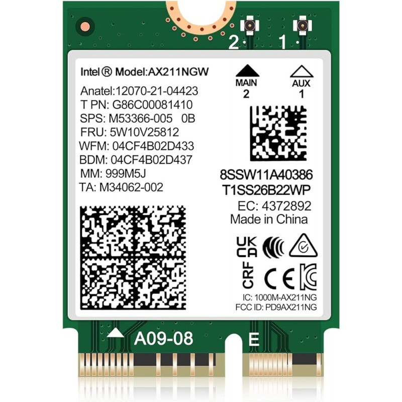 Intel AX200 Wi-Fi 6 & Bluetooth M.2