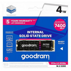 SSD GoodRam PX700 M.2 NVMe 4 TB