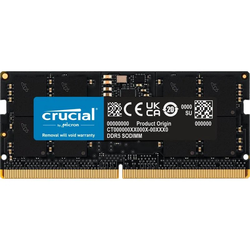 Crucial DDR5 SODIMM 32GB 5600MHz Crucial DDR5 SODIMM 32GB 5600MHz