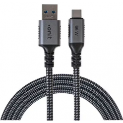 USB 3.1 USB-A to USB-C Cable, 1 m, Black/Gray onit